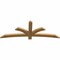 Ekena Millwork Davenport Rough Sawn Timber Gable Bracket, Western Red Cedar, 72"W x 27"H x 2"D x 4"F, 9/12 Pitch GBW072X27X0204DAV00RWR - alternate 5